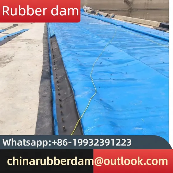 Production and Installation of Rubber Dam Landscape Dam and Water Retaining Dam photo-2