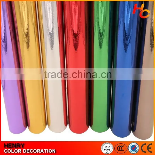 Best Price Fashion Self Adhesive Vinyl Wrap Rolls Chrome Black Car Wrap Vinyl photo-6
