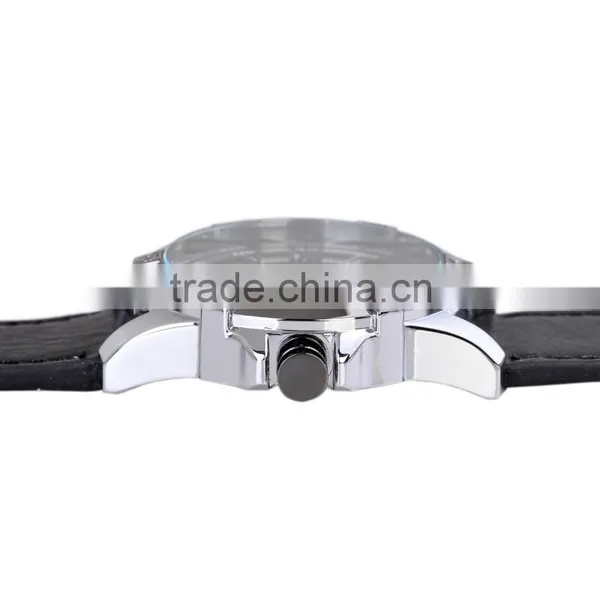 Optional Leather And Stainless Steel Watch Straps Unisex Watch With Great Dial photo-5