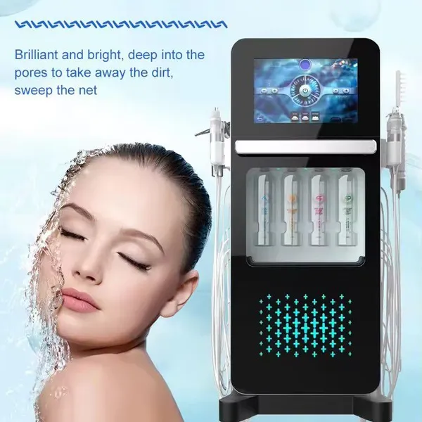 17 in 1 Hydra Beauty Skin System Facial Machine H2O2 Facial Oxygen Jet Skin Whiten Distribute 17 in 1 Hydro Machine photo-5