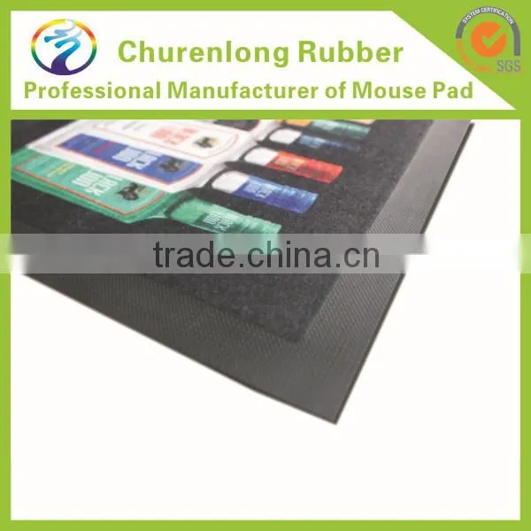 Nitrile Rubber Non-woven Surface Bar Beer Rail Drip Mat photo-5