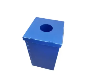 Reusable Correx Folding Garbage Containers – Corrugated Plastic Recycling Solutions
