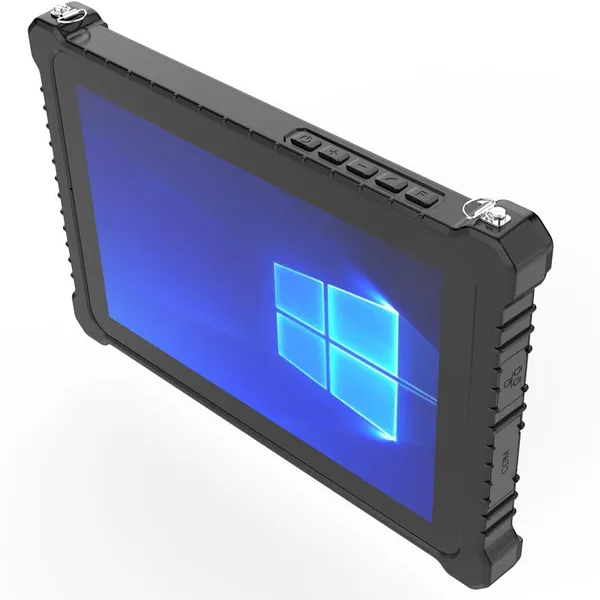 HR1051i5 10.1'' Intel I5/I7 Win10 Pro16GB+256GB 4G/5G Wifi6 Rugged Tablets With Fingerprint NFC 2D Barcode RFID Aviation Plug RJ45 RS232 photo-4