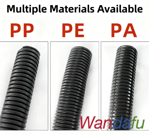 Wandafu HDPE Corrugated Pipe Drilling Water Seepage Corrugated Pipe Drainage Corrosion-resistant Underground Drainage photo-2