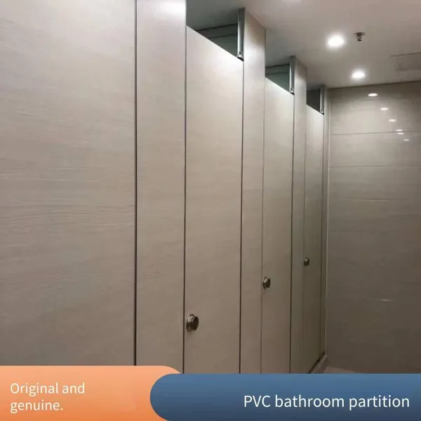 Partition Boards for Public Restrooms in Zhongjiang Dekang Hospital Hotel. Second-generation Anti-bacterial Boards in Wood Grain Color. High-density Waterproof Boards of Sanlihe Brand photo-3