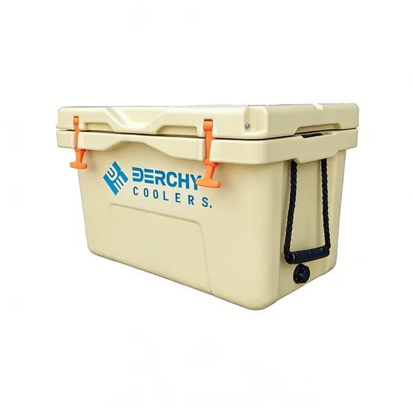New Style 45qt Custom Logo Insulated Portable Thermal Food Beverage Hard Cooler Box for Camping Travel photo-3