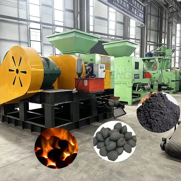 Metal Powder Mineral Powder Biomass Carbon Powder Dolomite Ball Press Machine Briquetting Machine