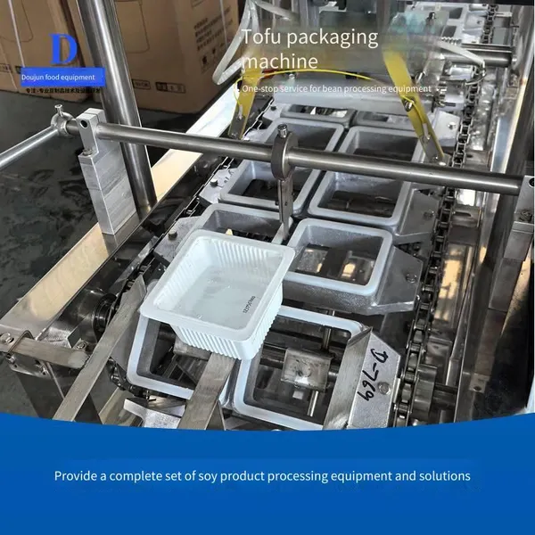 Fully Automatic Boxed Tofu Machine, Small in Size and Flexible to Use, Automatic Box Sealing and Coding Equipment for Soy Products photo-3