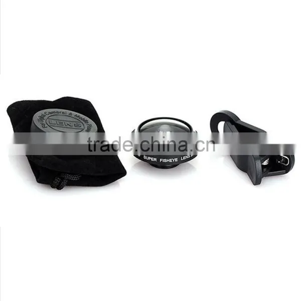 Focus Lamp Fisheye Lens for Mobile and Camera,mini Camera Lens 3 in 1 Lens Kit photo-5