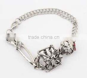 Human Skeleton Style Unisex Simple Link Bracelet Fire Sale Price photo-4