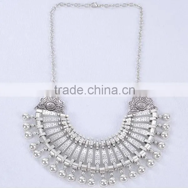Vintage Simple Coin Necklace 2015 Fashion Women Jewelry Statement Necklace photo-3