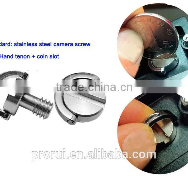 New Smart Electronic Factory Ball Head Board PU-50 Quick Release Plate With 1/4 Stainless Steel Screws photo-6