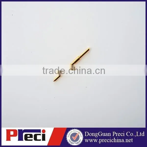 Precision connector terminal pin