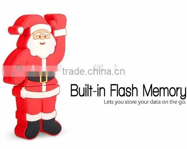 Customized Chirstmas Gift Santa Claus USB Flash Drive 4gb photo-2