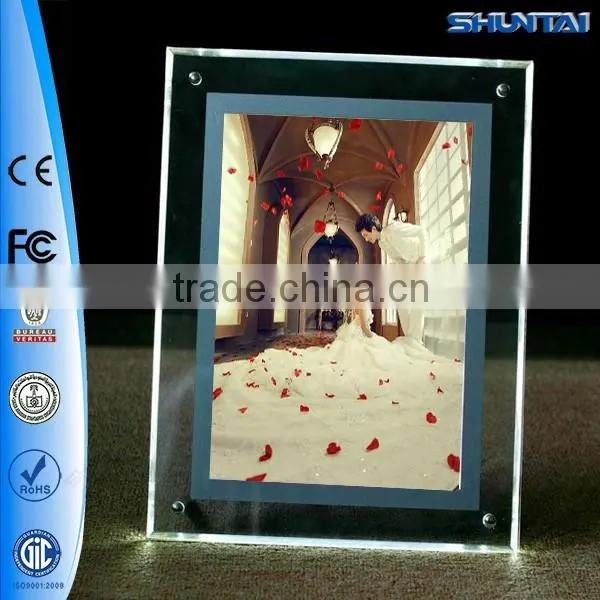 Transparent Crystal Backlit Led Light Box Advertising photo-2
