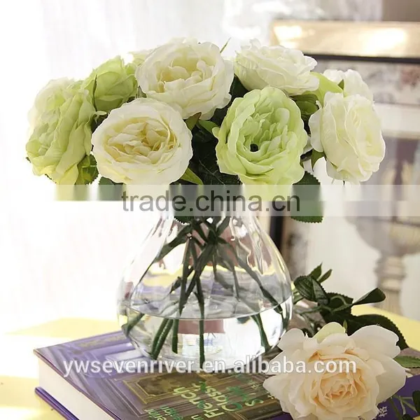 Fashion is Pure and Fresh European Classical Single Roses Zadeh Simulation Flowers Shoot Silk Flowers Decorated Fake Props photo-6
