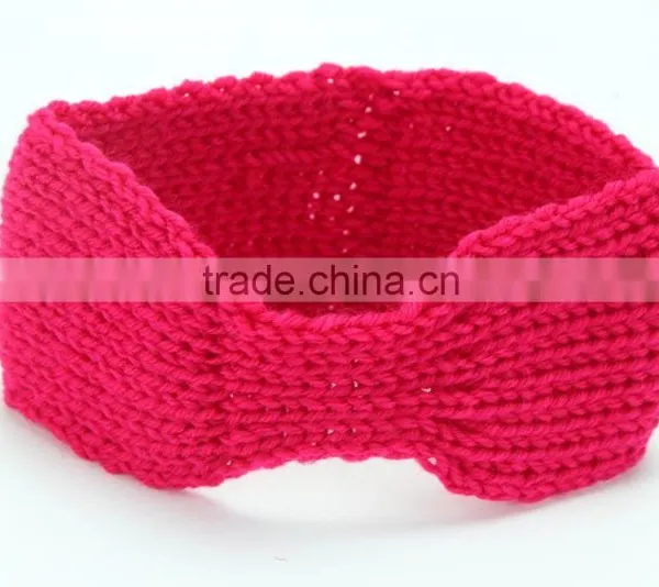 Hot-sales Baby Crochet Headband Headwraps Children Knitted Headbands for Hair Accessories Kids Headwear photo-6