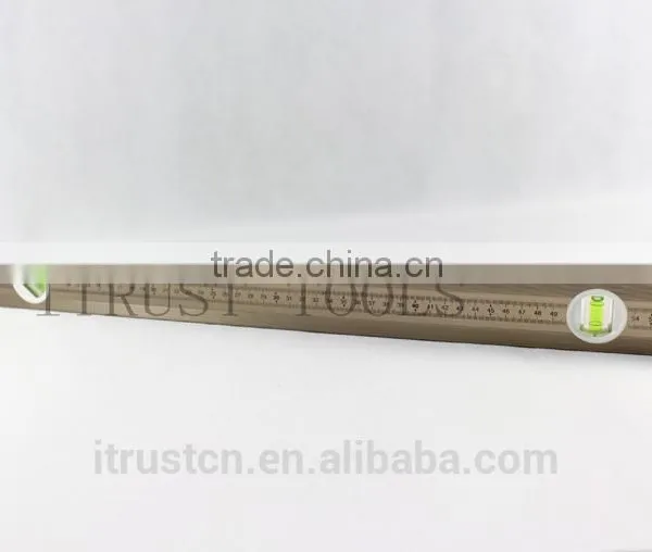 Gauging Tools Aluminium Spirit Level With Ruler and Good Bubble MT2050 photo-2