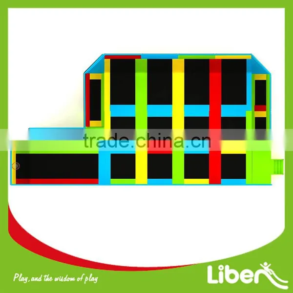 Colorful Economic Ginat Trampoline Amusement Park Large Rectangular Professional Free Jumping Area Indoor Trampoline Park photo-3