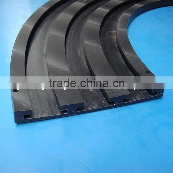 CNC Machined Plastic Uhmw-pe Polyethylene Bending Guide Rail photo-4