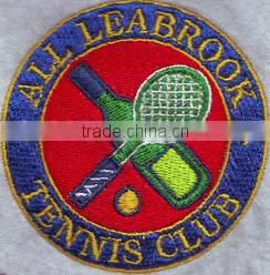 Round Green Leaf Tree Patches/ Round Design 100% Custome Embroidered Badge photo-3