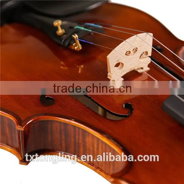 (TL004-2) Pattern Violin With Case , Colorful Violins With Cases,Solid Wood Violin photo-4