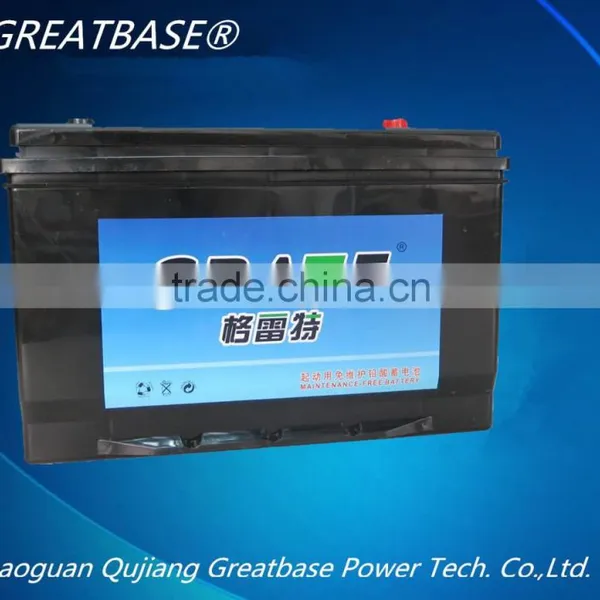 2015 Hotselling mf Car Battery 12v90ah Maintenance Free Battery 95D33 photo-2