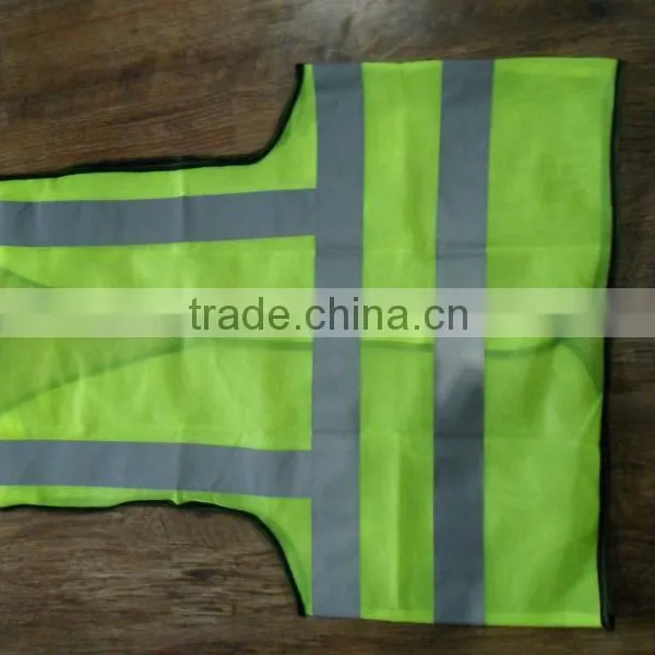 Road Safety 100%polyester Green Reflective Running Vest photo-5