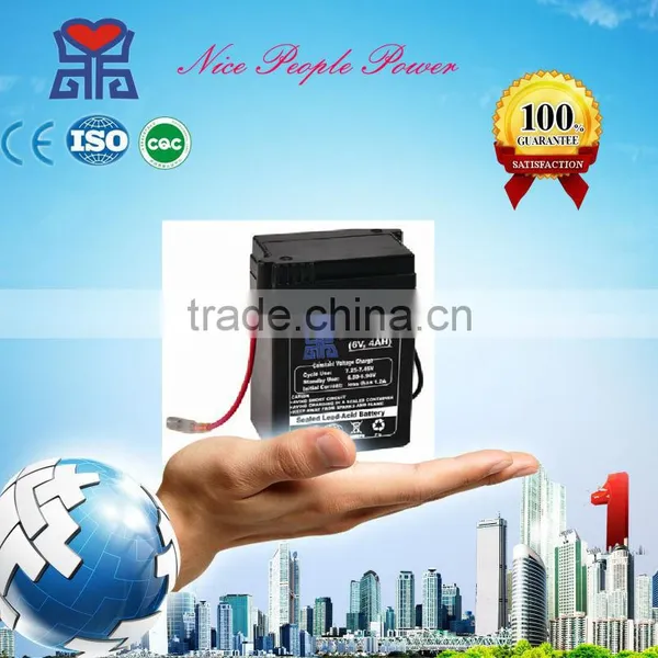 Battery 6 Volt 4ah Rechargeable Batteries for Electric Bike Motor