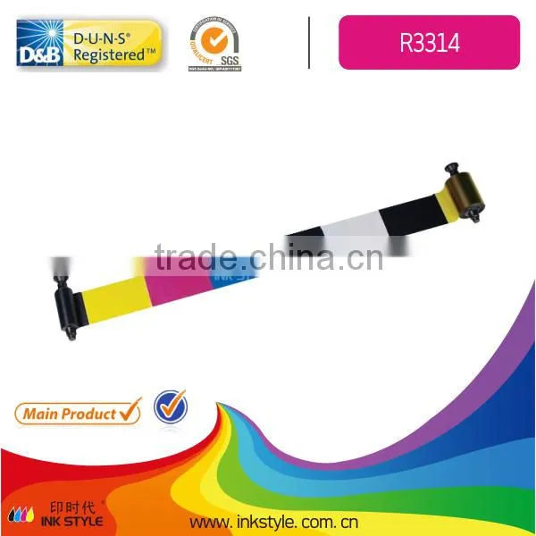 Inkstyle Evolis R3314 YMCKOK Color Compatible Ribbon - 200 Prints