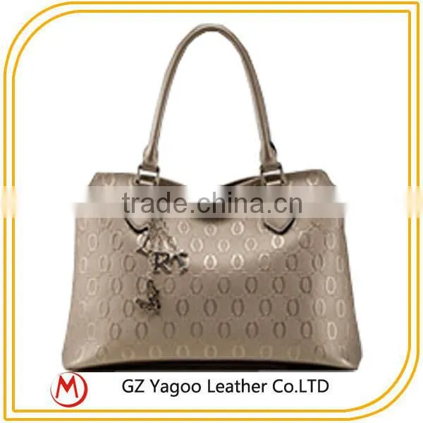 China's Latest Fashion Wholesale Chain Embossed Lady Handbag photo-3