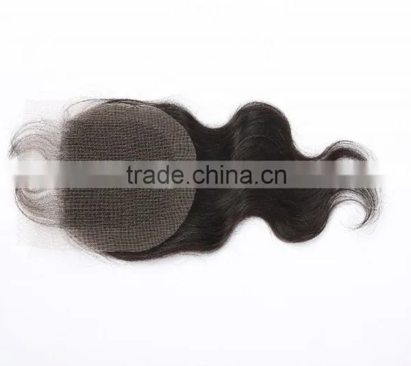 Virgin Brazilian Closure Body Wave Brazilian Lace Closure Bleached Knots Closures Free/2/3Part Virgin Human Hair Closure photo-3