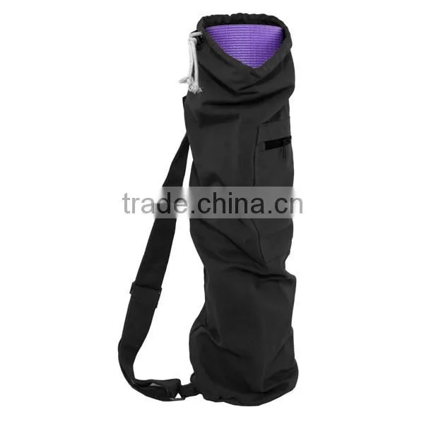 Fitness Drawstring Canvas Duffel Waterproof India Yoga Mat Bag photo-3
