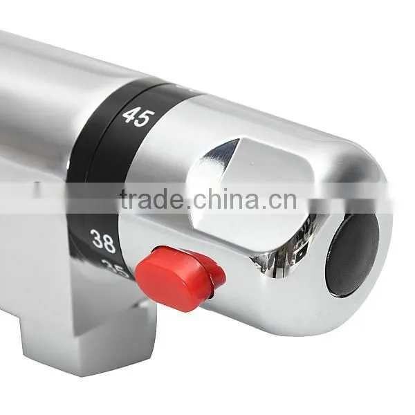 Thermostatic Bath Mixer Shower Exposed Valve Bottom Brass Thermo Bathroom Faucet Lowest Price photo-6