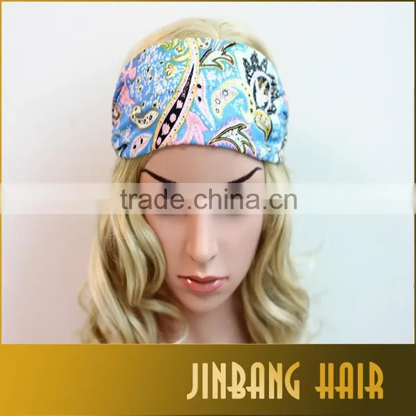 1 Piece Fashion Women Flower Hair Band Turban Headband Twisted Yoga Head Wrap photo-2