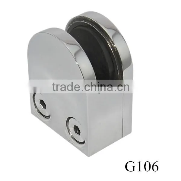 Casting 1/2"stainless Steel 316 Glass Clamp Flat Base photo-2