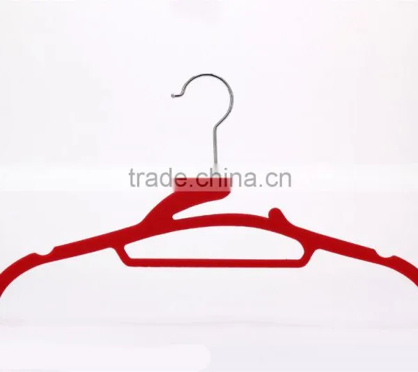 Velvet Flocked Clothes Hanger photo-3