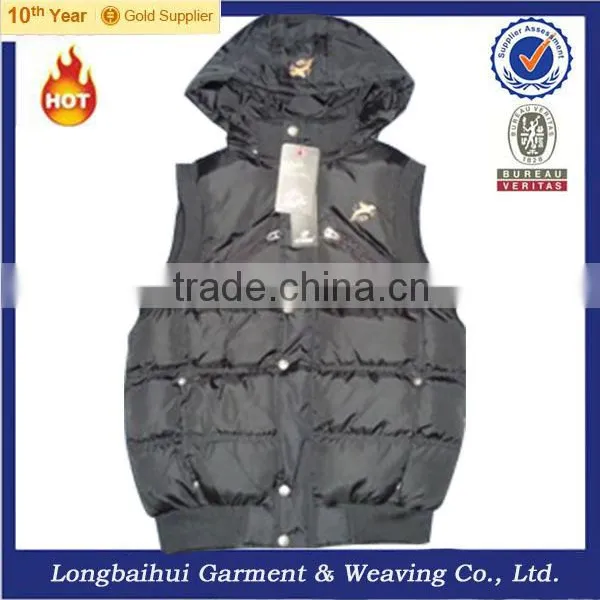Mens vests padded jacket in apparel stocks8810