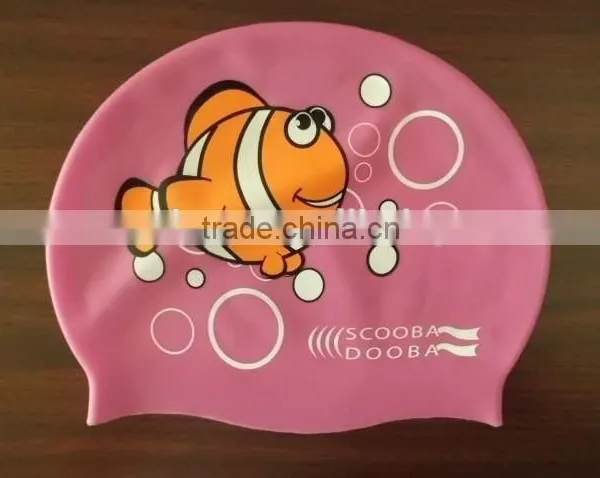2014 Hot Selling Lovely High Quality Silicone Diving Caps photo-3