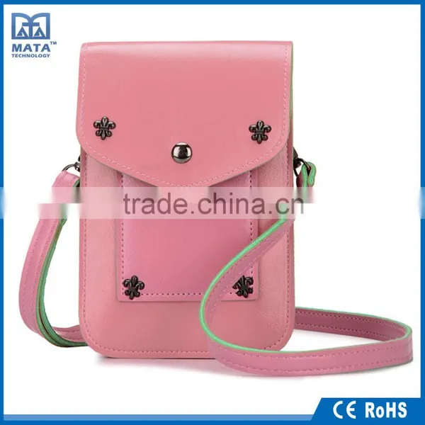 China Supplier OEM And Custom PU Cell Phone Shoulder Bag photo-2