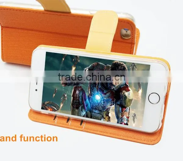 New Products 2016 For Iphone6 Leather Case With Wallet Design For GS Electronics Cases for Iphone6 photo-6