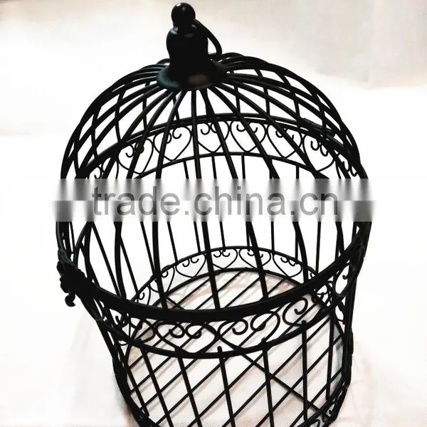 33X21.6cm Hanging Metal Bird Cage Wedding Centerpiece photo-3