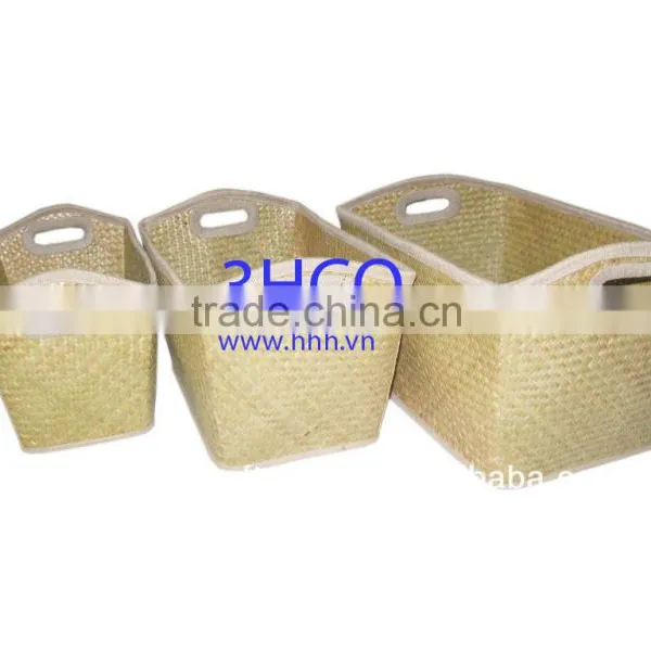 2015 New Product Palm Leaf Basket For Home Decoration And Furniture
