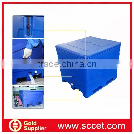 Rotomolding Plastic Fish Transport Tub, Insulated Tub for Loading Fish///SCC Manufacturer photo-3