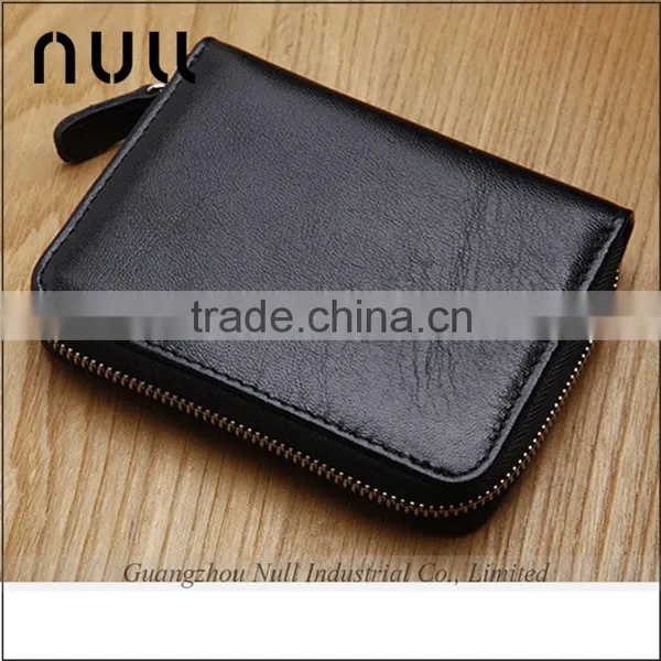Portable High Quality Custom Leather Zipper Coin Purse photo-2