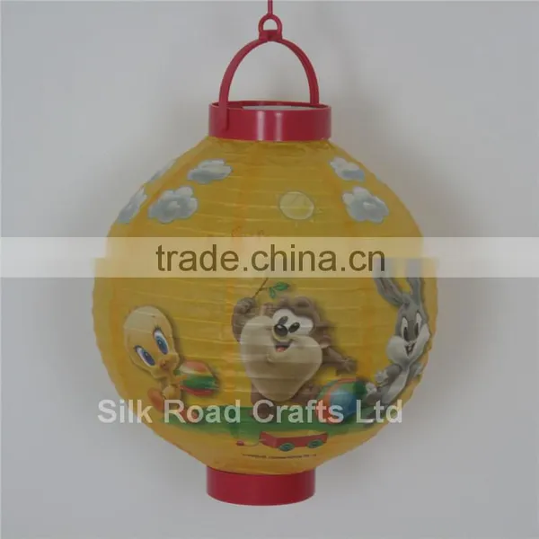 Various Color Hanging Paper Lantern With Battery