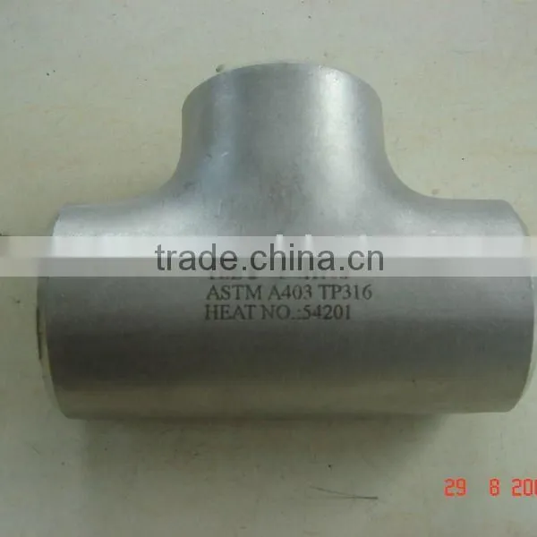 ASTM A403 304 Stainless Steel Butt Weld Pipe Fitting