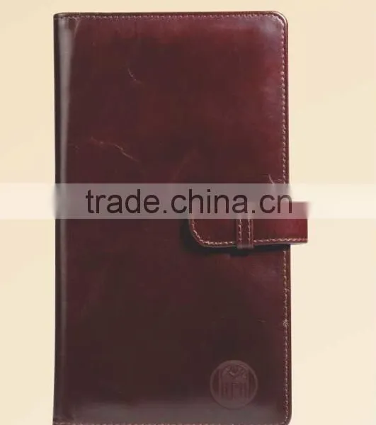 Creative Leather Passport Holder Gift Set With Leather Wallet Leather Luggage Tag in Gift Box photo-2