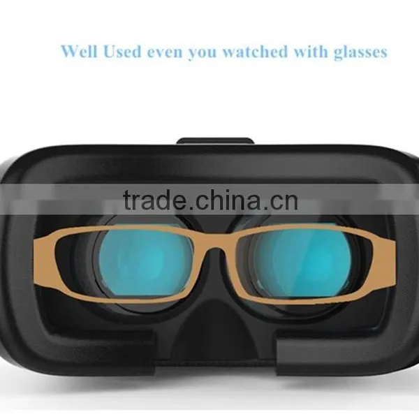 2016 Virtual Reality Fancy Xnxx 3D Glasses for Blue Film Video Xnxx Movie Open Sex for Smartphones