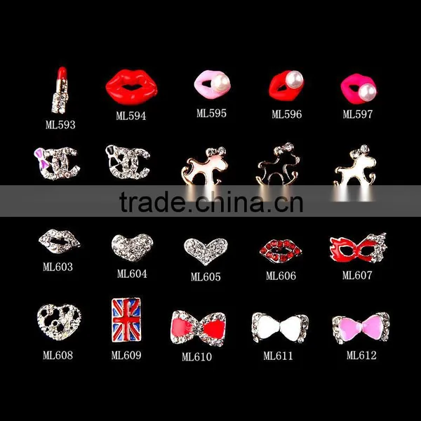 Various Choice 3d Nail Decoration Nail Alloy Jewelry ML171-ML612 photo-6